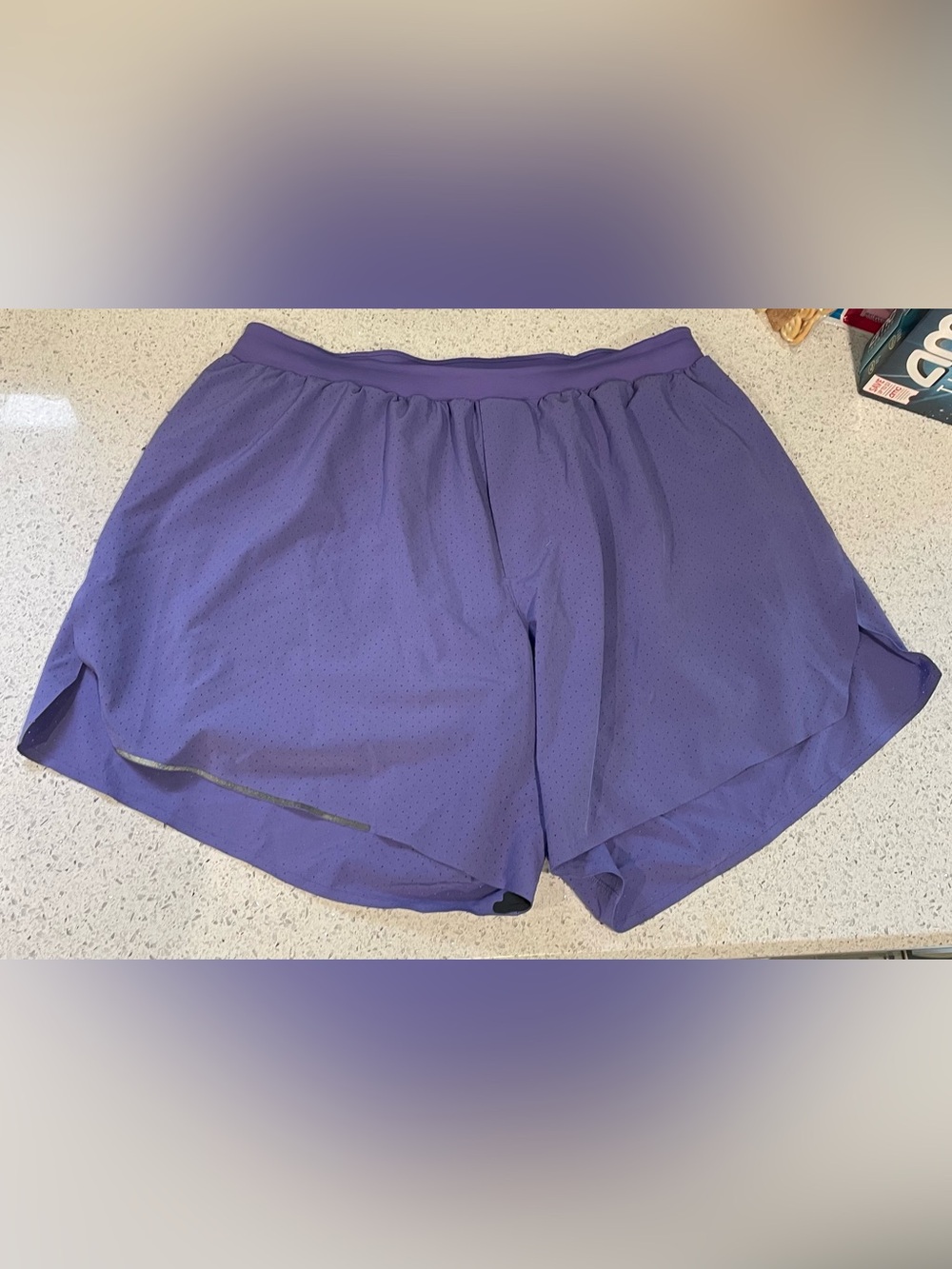 Lululemon Women's Purple Mesh Running Shorts